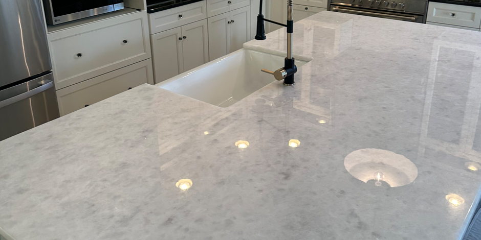 Glossy Marble Countertop Care Montgomery County