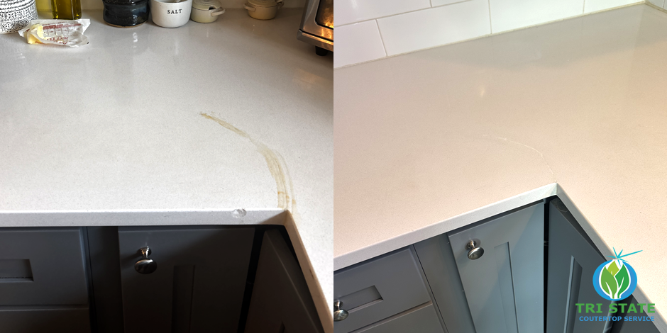 Professional quartz countertop chip repair versus DIY